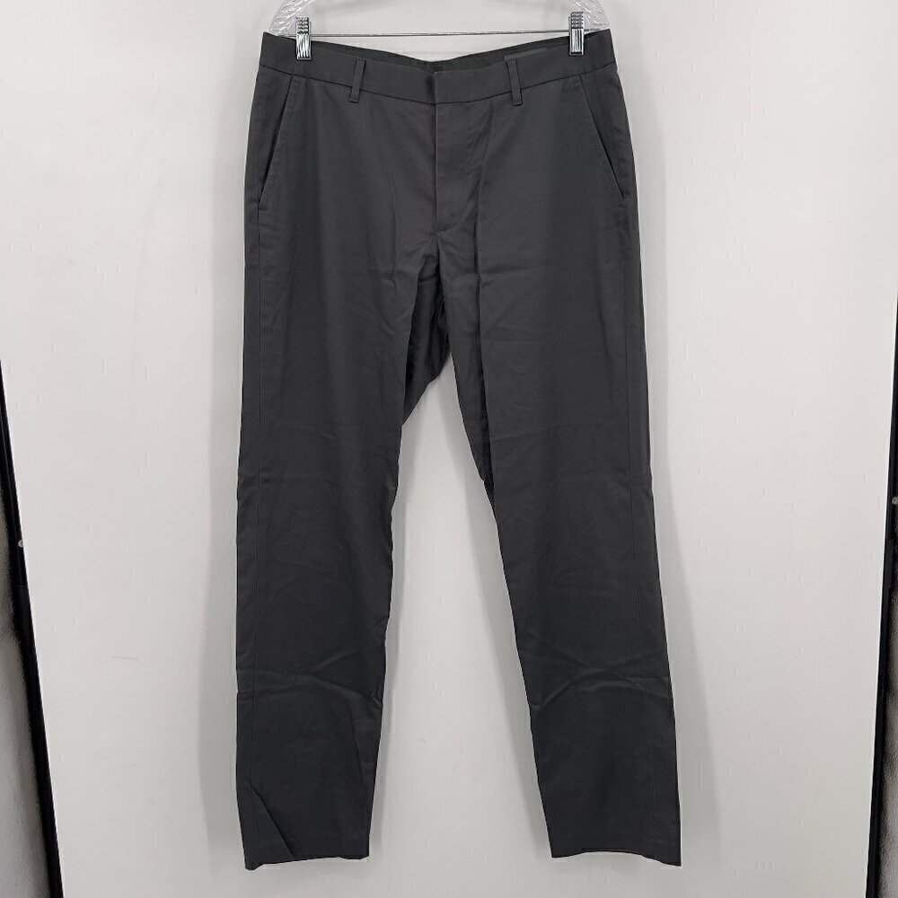 Bonobos Men's Friday Slate Weekend Warrior Dress Athletic Gray Pants Size 34/34